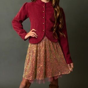 Joyfolie Girls CHRISTY JACKET IN MESA ROSE